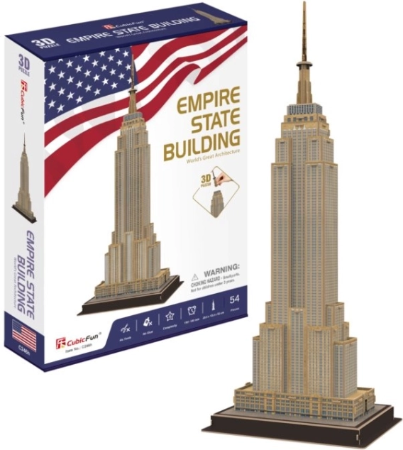 CubicFun 3D-puzzel Empire State Building 54 stukjes