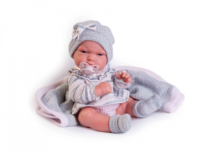 Antonio Juan 60029 TONETA - realistische babypop met volledig vinyl lichaam - 33 cm