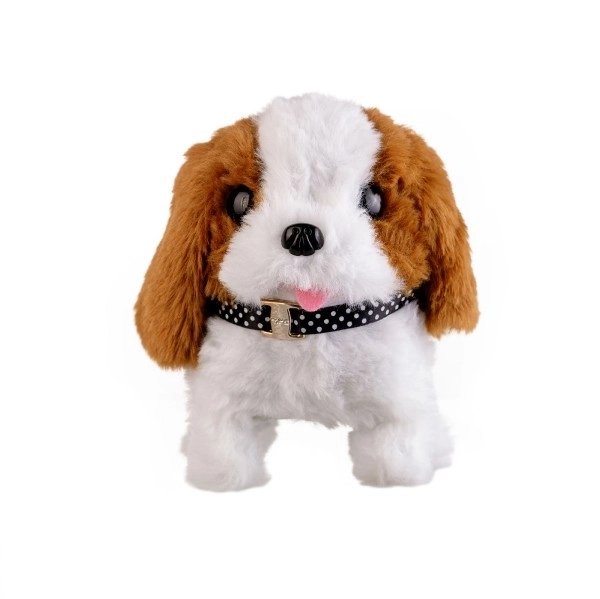 Hond Max 15x12cm op batterijen met geluid en beweging in doos 13x19x18cm
