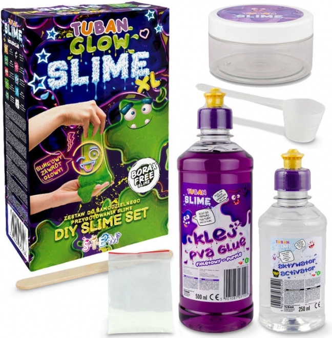 TUBAN Slime set XL lichtgevend in het donker