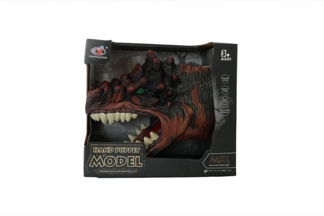 Dinosaurus voor op de hand