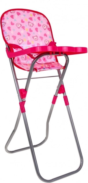 Hoge kinderstoel voor poppen