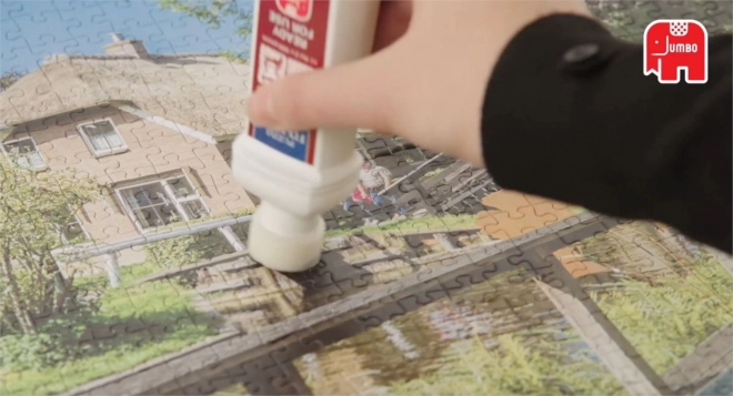 Puzzel lijm met schuimapplicator
