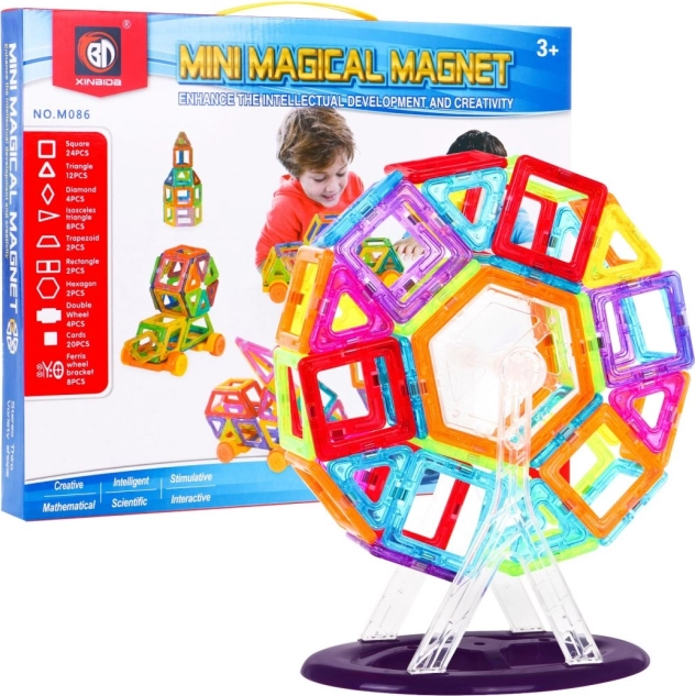 Magnetische bouwset 86 stuks