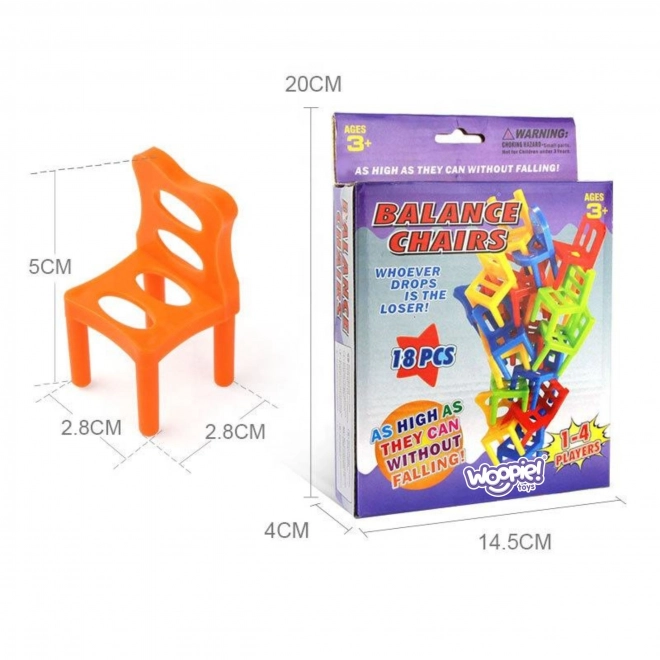 Behendigheidsspel Woopie Balancerende Stoelen