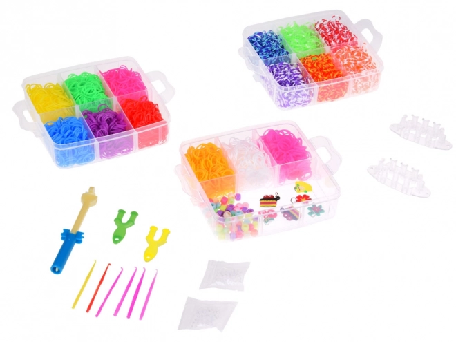 Set van magische elastiekjes voor het maken van armbanden