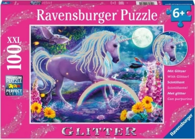 Ravensburger puzzel met sprankelende eenhoorn 100 stukjes