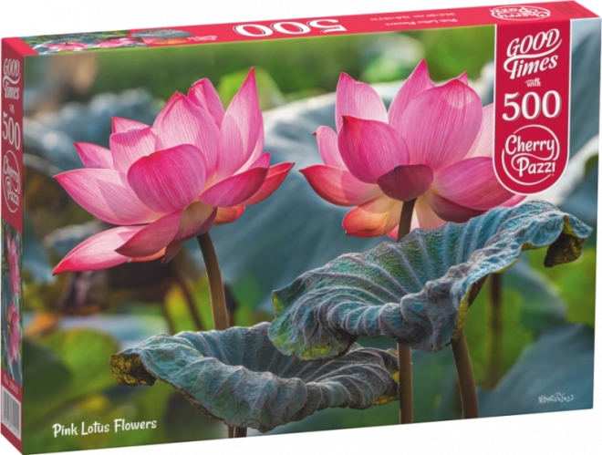 Puzzel Roze Lotus Bloemen 500 Stukken