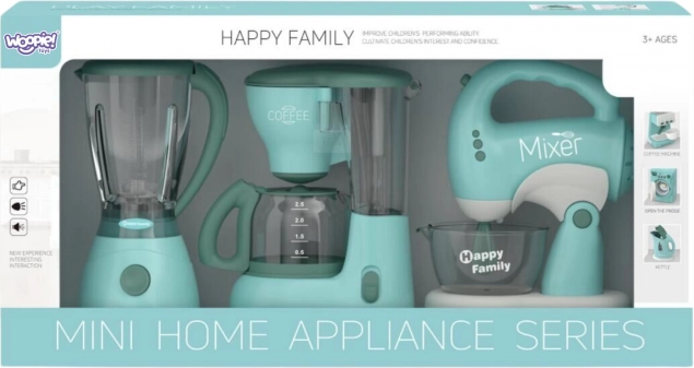 WOOPIE Set huishoudelijke apparaten voor kinderen 3-in-1 Mixer Blender Keukenmachine