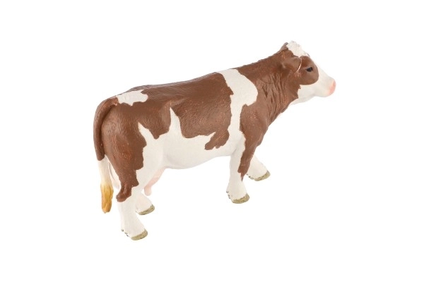 Realistisch model van Tsjechisch bont vee van kunststof 12 cm