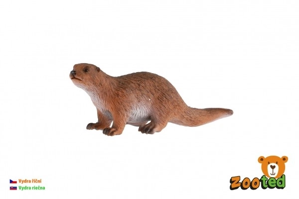 Rivierotter zooted plastic 10cm in zakje