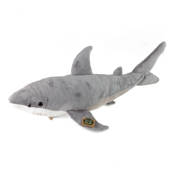 Pluchen witte haai 51 cm ECO-VRIENDELIJK
