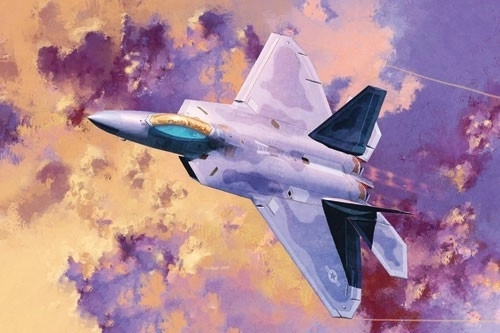 Modelvliegtuig F-22A Raptor op schaal 1:72 van Academy