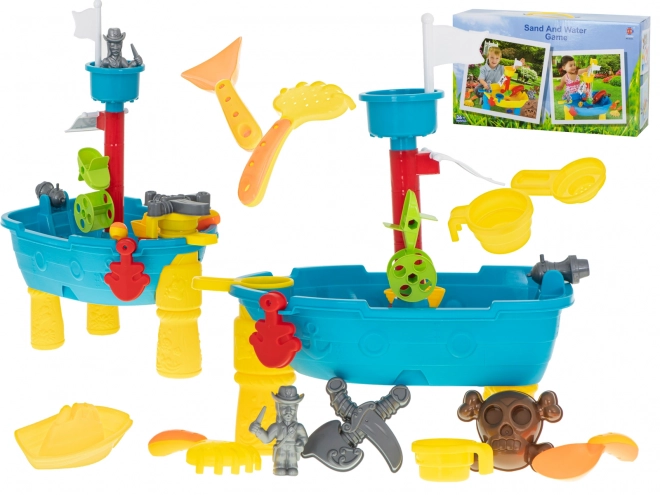 Kinder speeltafel - piratenschip