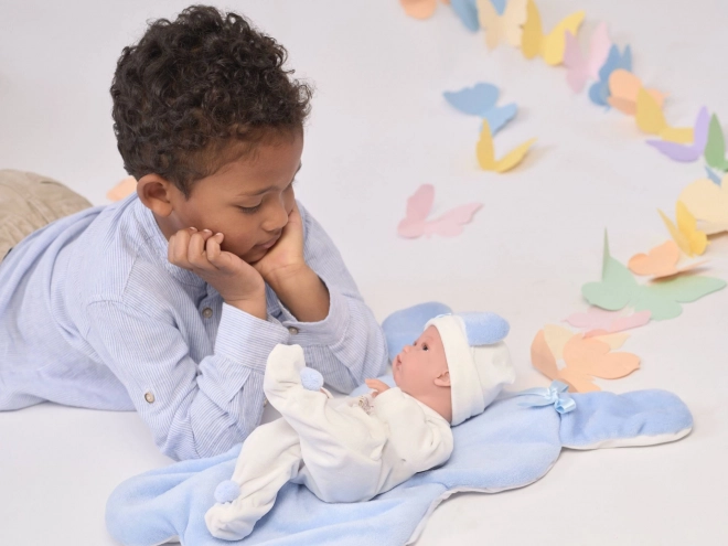 Llorens New Born - realistische baby jongen 35 cm