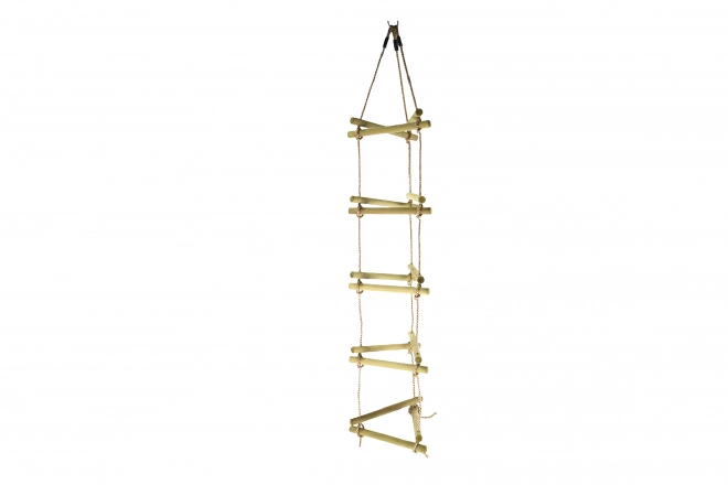 Touwladder houten driehoek 1,9 m