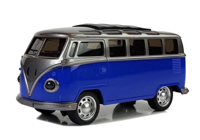 Verlicht en geluid Resorak Bus Blauw op batterijen