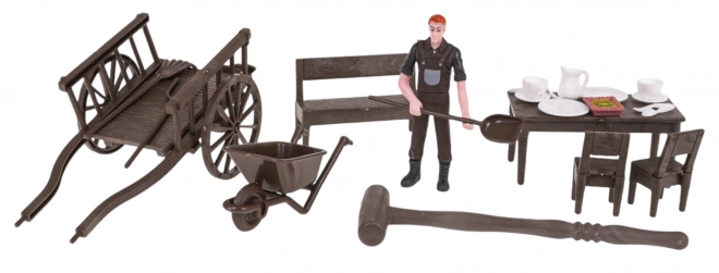 Boerderij met tractor + accessoires