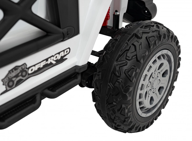 Kinder elektrische terreinwagen Speed wit