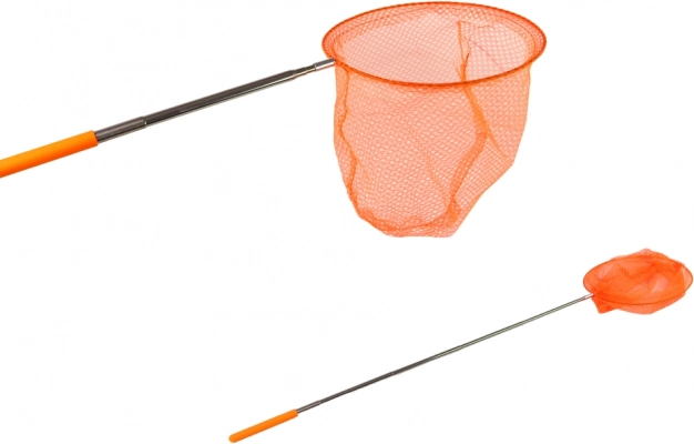 Opvouwbaar telescopisch vlinder- en insectennet 85 cm – oranje