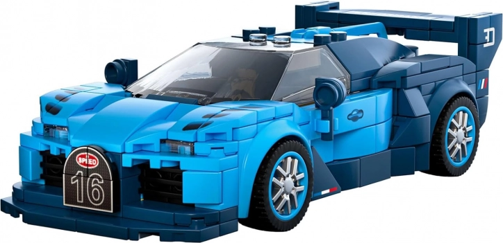 Bouwpakket sportwagen 336 stukjes – blauw