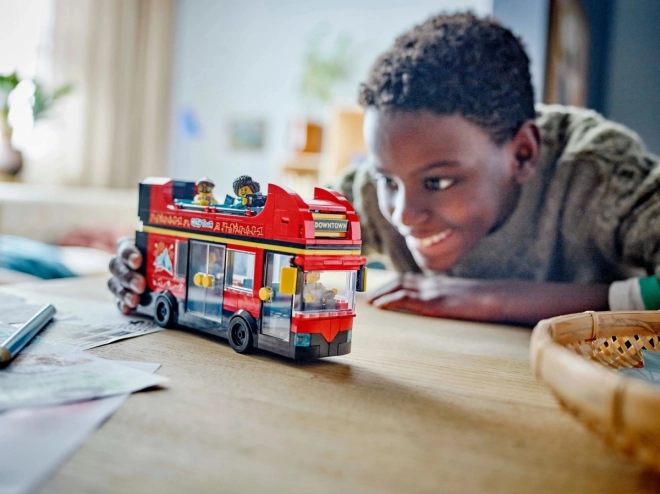LEGO City 60407 Rode Dubbeldekker Sightseeing Bus