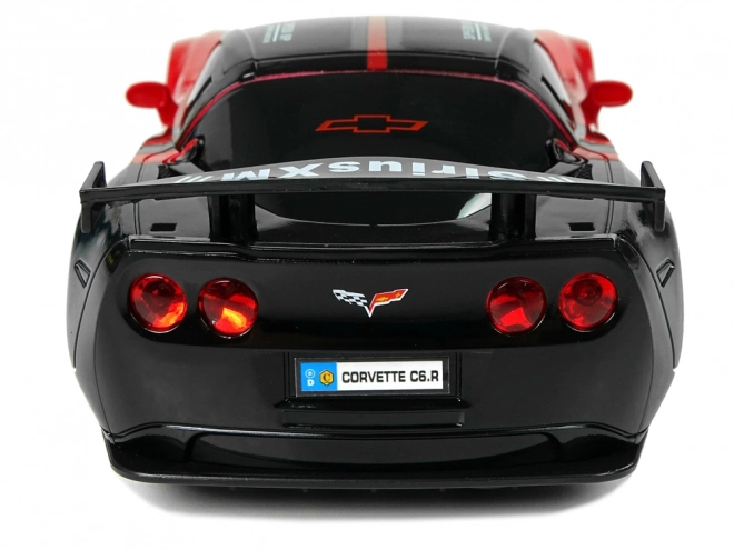 Sportauto R/C 1:24 Corvette C6.R rood met verlichting