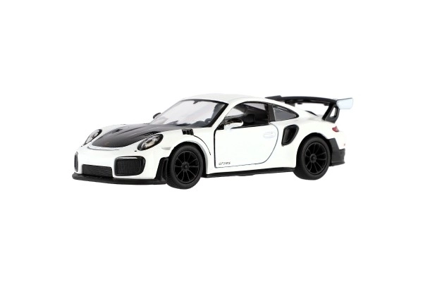 Auto Kinsmart Porsche 911 GT2 RS metaal/plastic 13cm 4 kleuren met terugtrekmechanisme 12st in doos