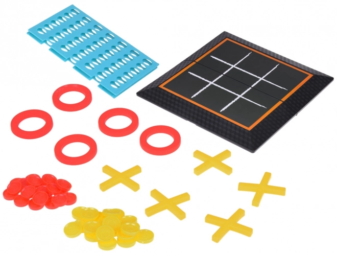 Spelset 2-in-1 Boter, Kaas en Eieren en Vier op een Rij strategische spellen