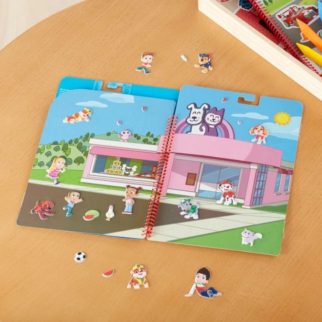 PAW Patrol Herbruikbare bolle stickers - Bay of Adventures
