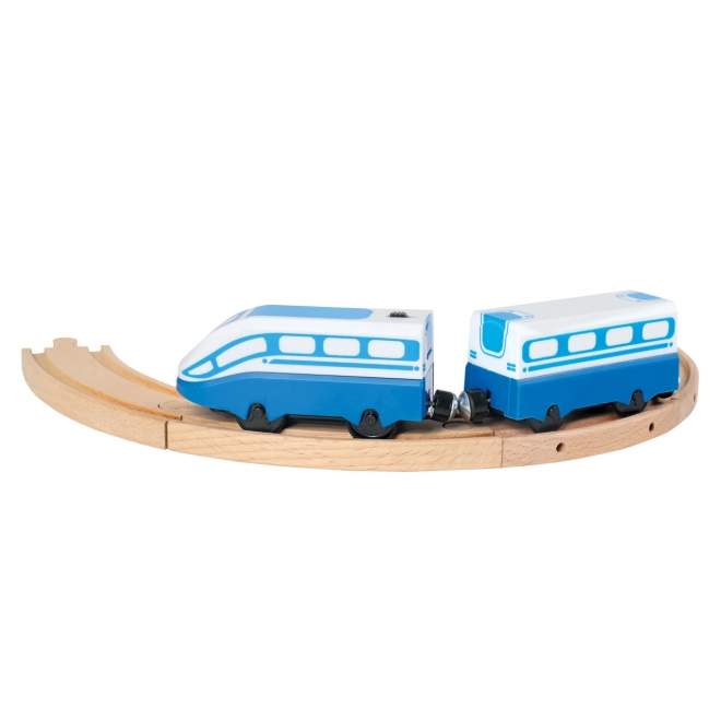 Bino hogesnelheidstrein met batterijwagon Thomas