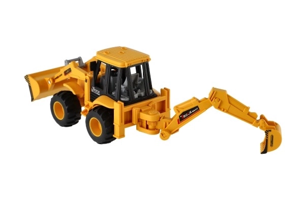 Plastic bouwkraan 8x17 cm met vliegwiel