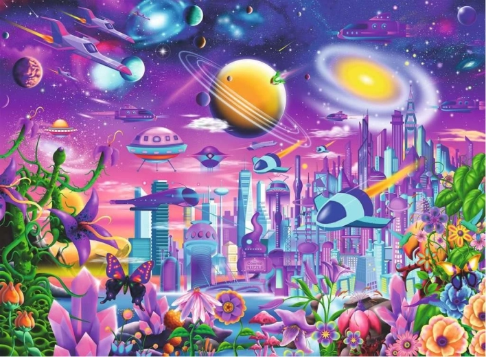 Puzzel Ruimtelijke Stad XXL 200 stukjes van Ravensburger