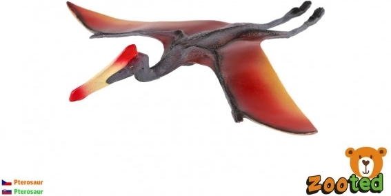 Kunststof model van een pterosauriër 25 cm