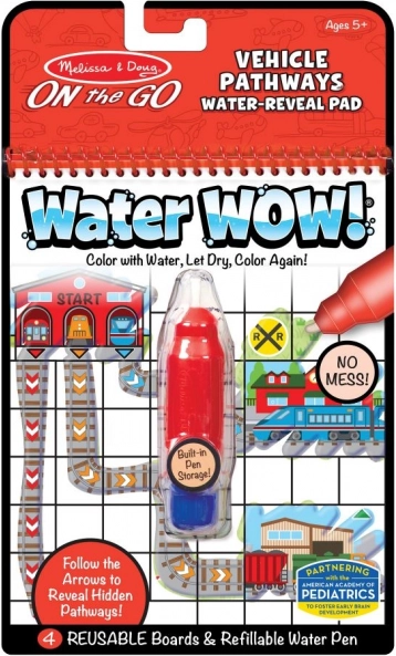 Waterkleurboekjes Vind de weg – voertuigen WaterWow
