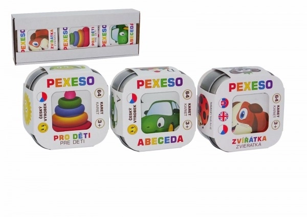 Pexeso Alfabet, Dieren en Speelgoed voor Kinderen