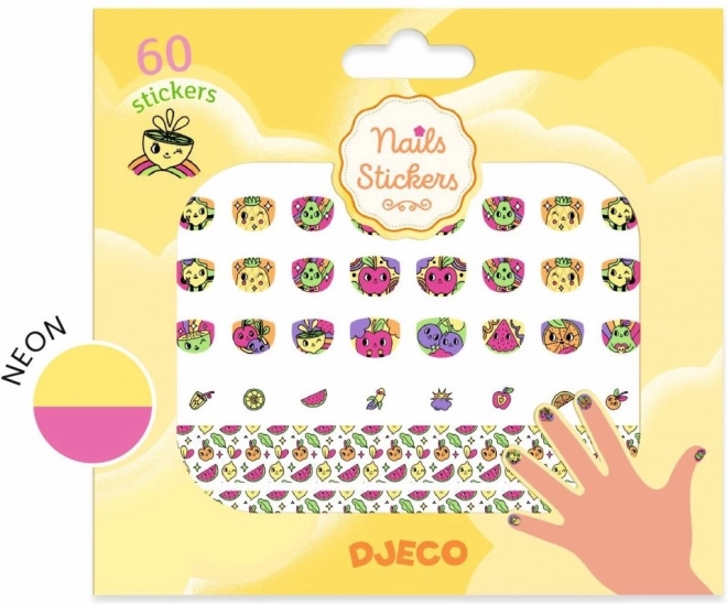 Nagelstickers Fruit DJECO