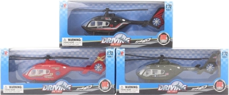 Metalen helikopter 20 cm