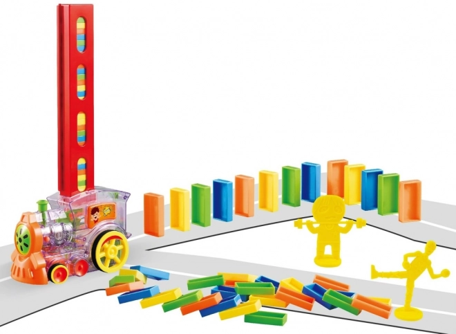 Treintje met domino