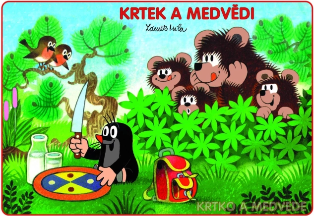 Kleurplaten A5 Mol en beren