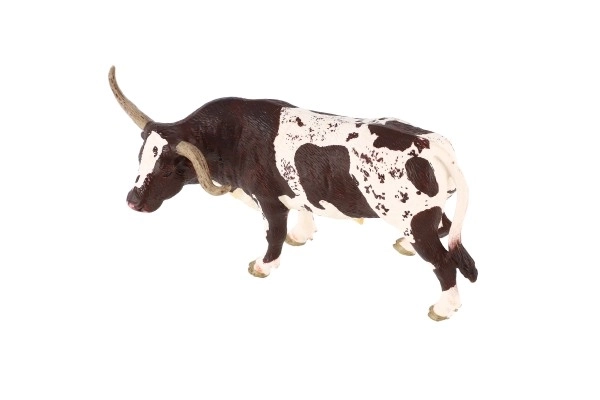 Model van een Texaanse langhoornstier 15 cm