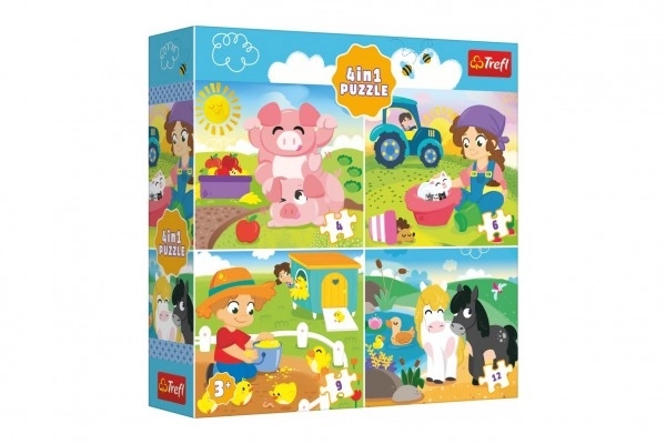 Puzzel Dieren op de Boerderij