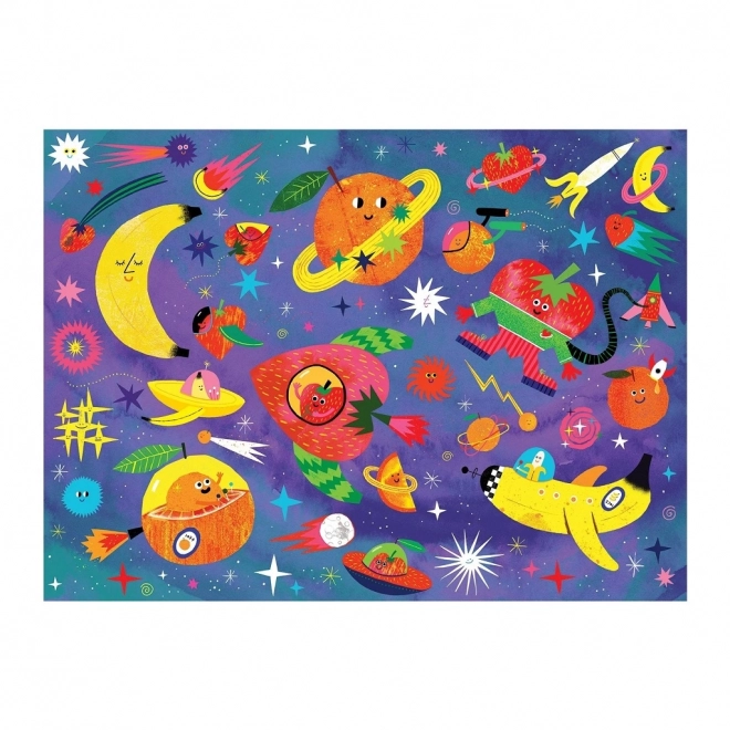 Mudpuppy puzzel ruimtelijk fruit met geur 60 stukken