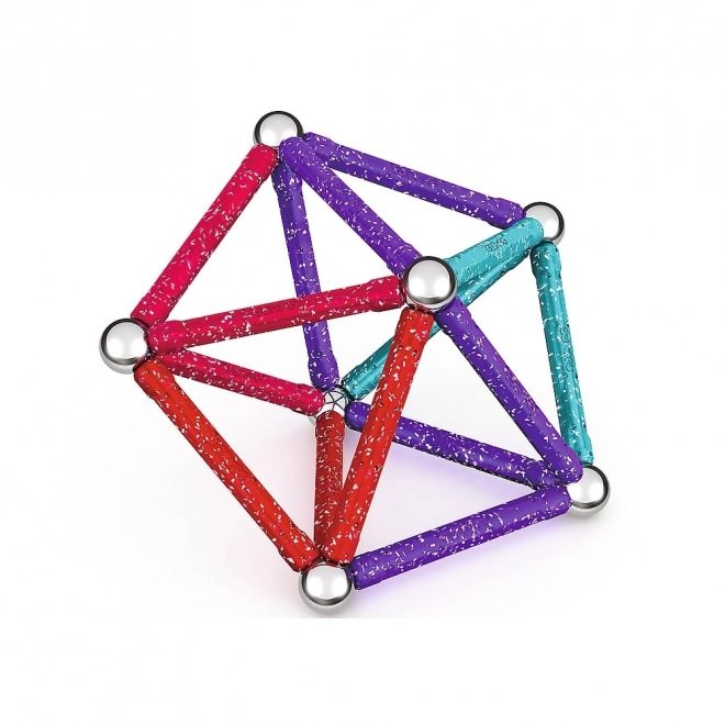 Magnetische bouwset GEOMAG Glitter 60 stukjes