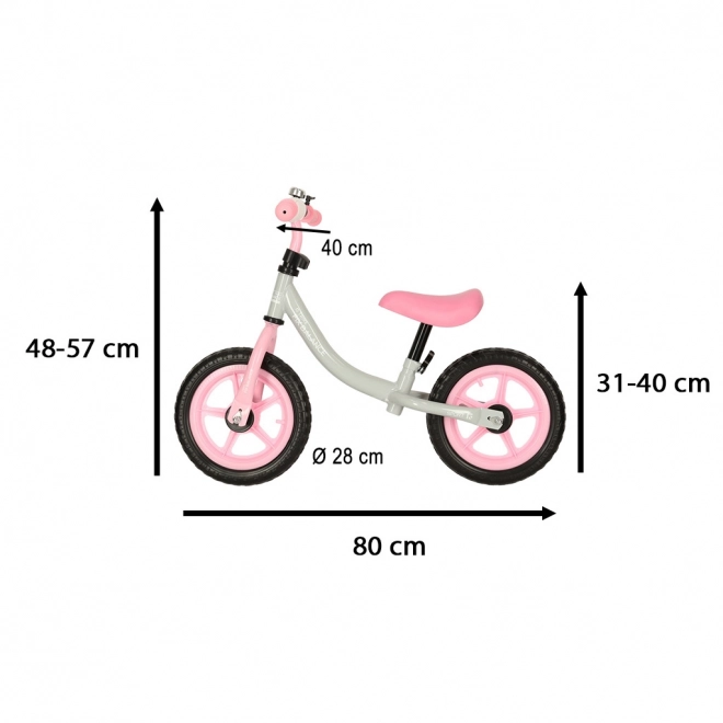 Kinderen fiets - loopfiets Trike Fix Balance – Wit-roze