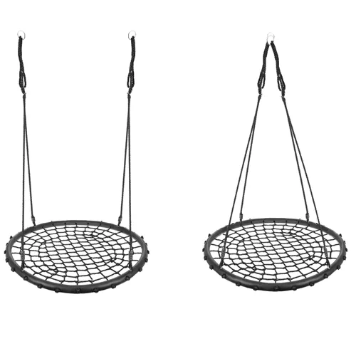 Wieg Zwaluwennest 100 cm - zwart gaas