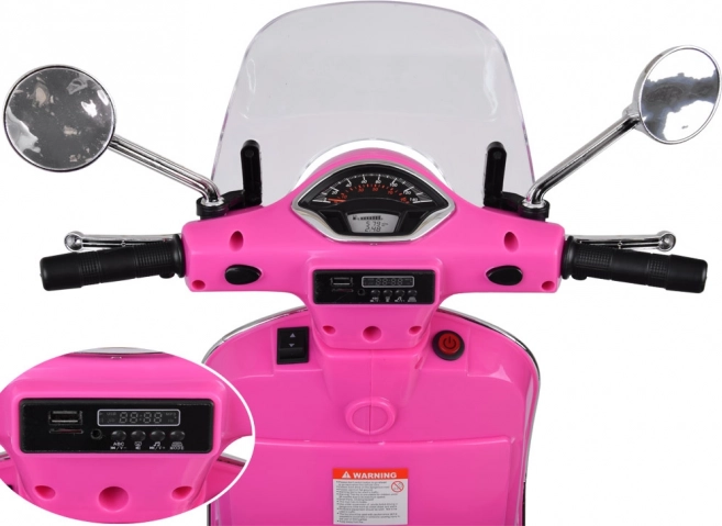 Elektrische scooter Vespa GTS Super voor kinderen – Roze