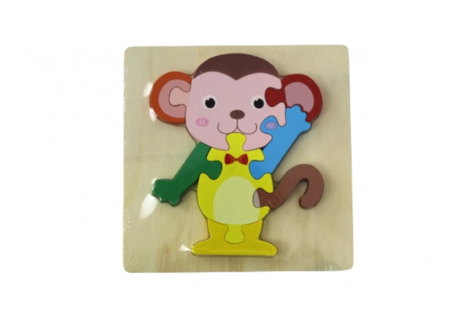Houten puzzel voor de kleintjes - muisje
