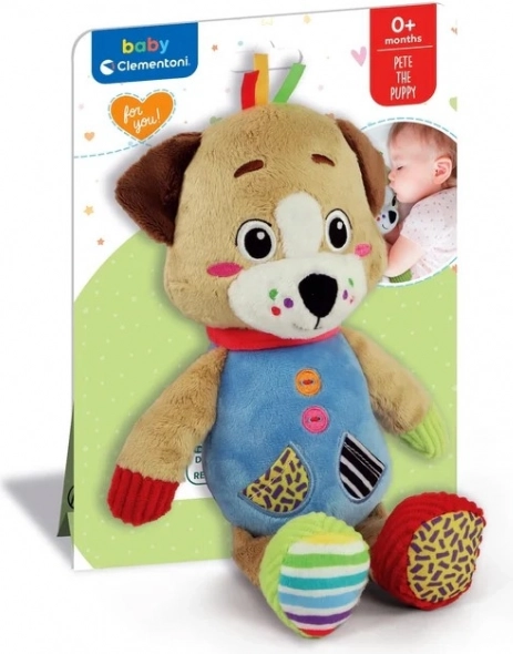 Pluchen hondje Péťa Baby Clementoni