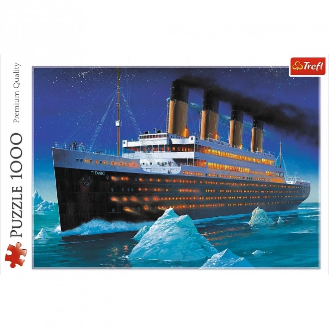 Puzzel Titanic 1000 stukjes in doos 40x27x6cm
